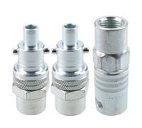 AB Tools Pcl Instant Air Coupler 1/4" Bsp Female Thread & Male Adaptors Fitting Swivel