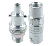 AB Tools Pcl Instant Air Coupler 1/4" Bsp Female Thread & Swivel Body Male Adaptor Fitting