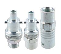 AB Tools Pcl Instant Air Coupler 1/4" Bsp Thread & Swivel Body Male Adaptor Air Fittings