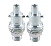 AB Tools Pcl Instant Air Fitting Swivel Body Male Adaptor 1/4" Bsp Male Thread Aa5302 X 2