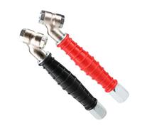 AB Tools Pcl Short Twin Hold On Open & Closed End 1/4" Bsp Push Pull Air Inflator Wheel