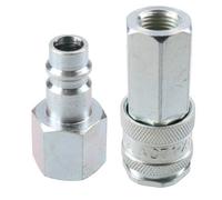 AB Tools Pcl Xf Series Female Coupler 1/4" Bsp Female Thread & Male Fitting Air Adaptor