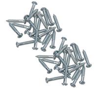 AB Tools Ph2 Dome Headed Phillips Wood Screws 3.5mm X 20mm Fastener Fixings 40Pc