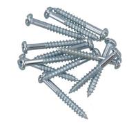 AB Tools Ph2 Dome Headed Phillips Wood Screws 4mm X 30mm Fastener Fixings 12Pc