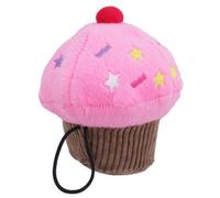 AB Tools Pink Vanilla Scented Cupcake Plush Dog Play Toy With Squeak Dog Puppy Gift