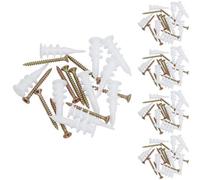 AB Tools Plasterboard Nylon Fixings Cavity Wall Speed Anchor Plugs And Screws 42mm 100Pc