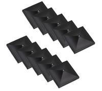 AB Tools Plastic Fence Post Cap For Fence Posts 75mm X 75mm Protector Cover 10Pc