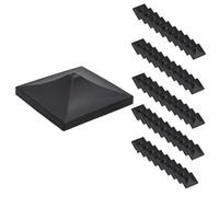 AB Tools Plastic Fence Post Cap For Fence Posts 75mm X 75mm Protector Cover 50Pc