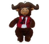 AB Tools Plush Dandy Dudes Buffalo Dog Puppy Play Time Soft Toy With Squeaker