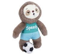 AB Tools Plush Soft Sporty Sloth Speedy Dog Toy Cuddly Play Toy Gift With Squeak