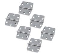 AB Tools Polished Butterfly Door Hinge 6 Pack Stainless Steel 75mm X 73mm 316 Marine Cabin