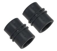 AB Tools Polypropylene Pp Female Threaded Pipe Fitting Sockets 1/2In - 1/2In Bsp 2Pc