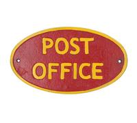 AB Tools Post Office Cast Iron Sign Plaque Wall Royal Mail Shop Door Uk Store House