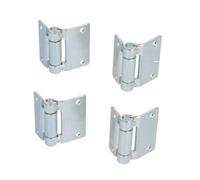 AB Tools Pressed Steel Hinge Heavy Duty 65X73mm Industrial Door Hatch Locker 4Pk