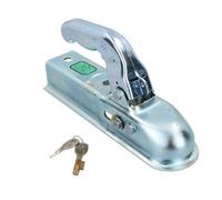 AB Tools Pressed Steel Unbraked Trailer Hitch Coupling For 50mm Box Max 750Kg With Lock
