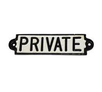 AB Tools Private Cast Iron Sign Plaque Door Wall Fence Cafe Shop Pub Hotel Bar Office