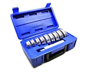 AB Tools Professional 11 Piece Bearing Race Seal Driver Kit Metric and AF AU066