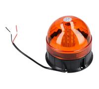 AB Tools Professional Led Amber Warning Beacon 12V & 24V Ip66 Flashing Light Orange