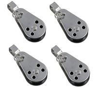 AB Tools Pulley Block With Removable Pin And Bracket 26mm Diameter Stainless Steel 4Pc