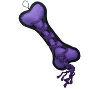 AB Tools Purple Cross Tug Rope Bone Doy Play Toy With Squeak 30X13X3Cm