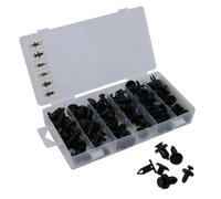 AB Tools Push Pin Clip Assortment Fasteners Car Body Trim Fenders Bumpers Panels 72Pc