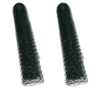 AB Tools Pvc Coated Galvanised Wire Netting Fencing Chicken Mesh 10M X 0.6M X 25mm Hex
