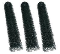 AB Tools Pvc Coated Galvanised Wire Netting Fencing Chicken Mesh 15M X 0.6M X 25mm Hex