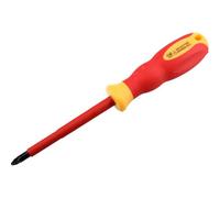 AB Tools Pz2 X 100mm Vde Insulated Soft Grip Electrical Electricians Screwdriver Pozi