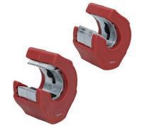 AB Tools Ratchet Action Copper Inox Tube Pipe Cutter One Handed For 15mm + 22mm 2Pc