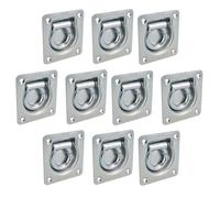 AB Tools Recessed Flush Fit Tie Downs Cargo Lashing Eye Rings Anchor Trailers Trucks 10Pk
