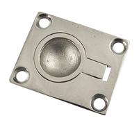 AB Tools Recessed Lift Ring Flush Pull Handle 40 x 35mm Polished Marine Grade Stainless Steel