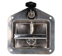 AB Tools Recessed Locker Door T Handle LockTrailer Truck Latch Catch Stainless