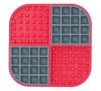 AB Tools Red Slomo Dog Cat Slow Treat Dog Feeding Dispensing Mat Boredom Breaker