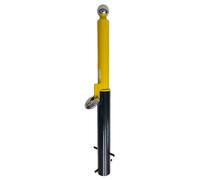 AB Tools Removable Tow Ball Security Post Lock for Caravans Trailers Driveway Cement In