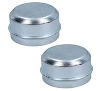AB Tools Replacement 50.5mm Metal Cap Wheel Hub Trailer Bearing Dust Cover 2 Pack