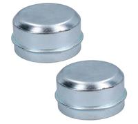 AB Tools Replacement 50.5mm Metal Cap Wheel Hub Trailer Bearing Dust Cover 2 PACK