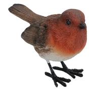AB Tools Robin Red Brest Garden Sculpture Ornament Statue Resin Decoration Animal Bird