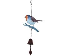 AB Tools Robin Wind Chime Bird Bell Hanging Garden Yard Ornament Decoration Metal