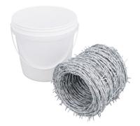 AB Tools Roll Of Galvanised Barbed Razor Wire Security Livestock Fence 30 Metres X 1.7mm