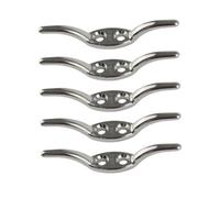 AB Tools Rope Cleat 2-1/2" Stainless Steel Marine Grade 5 Pack 316 Boat Washing Line Dk77