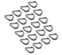 AB Tools Rope Splice Thimble 20Pk For 5mm Rope & Wire Spliced Boat Thimbles 316 Marine A4