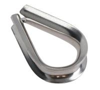 AB Tools Rope Splice Thimble For 2mm Rope & Wire Spliced Boat Thimbles 316 Marine A4