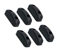 AB Tools Rubber Square Buffer Bumper Pad Block Stop For Truck Trailers Horsebox 6Pc