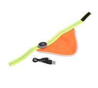 AB Tools S/m Flashing Reflective Dog Bandanna 3 Light Settings For Dog Walking At Night