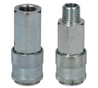 AB Tools Schrader Profile 17 Series Female Coupler 1/4" Bsp Threads Pf Air Line Hose Pcl