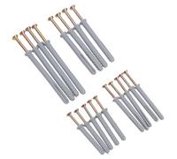 AB Tools Screw And Anchor Wall Raw Plugs For Brick Concrete Wood 5mm - 8mm 18Pc