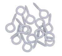 AB Tools Screw Eye Hooks Fasteners Picture Curtain Hanger 8mm Hook 30mm Length 14Pc