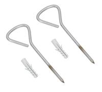 AB Tools Screw-In Cavity Wall Starter Tie 130mm Stainless Steel Bricklaying Housing 2Pk