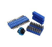AB Tools Screwdriver Bit Set + Finger Ratchet Driver Pozi Torx Hex Flat Ph2 Pz0 59Pc