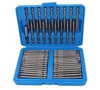 AB Tools Screwdriver Bits Torx / Pz / Ph / Flat Hex Spline Extra Long Security 50Pc At822